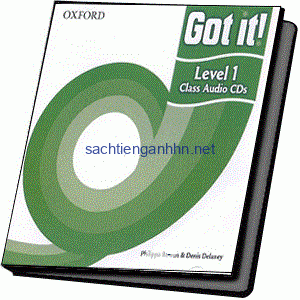 Got it! 1 Audio CD 8 Got it 1 Audio CD