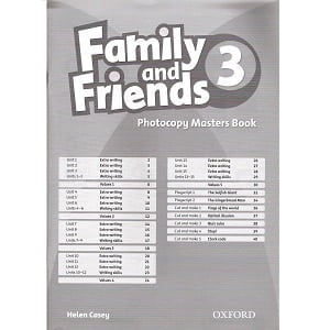 Family and Friends 3 Photocopy Masters Book 12 Family and Friends 3 Photocopy Masters Book