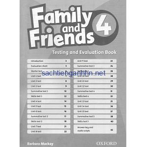 Family and Friends 4 Testing and Evaluation Book Family and Friends 4 Testing and Evaluation Book
