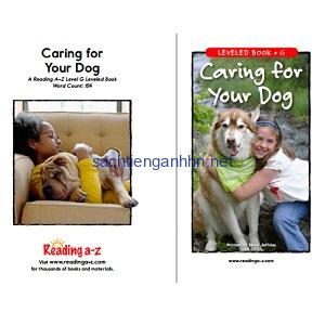 Reading A-Z Level G- Caring for Your Dog