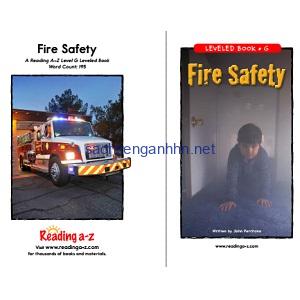 Reading A-Z Level G- Fire Safety