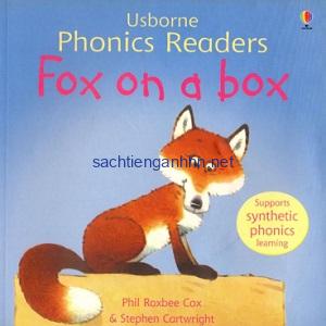 Usborne Phonics Readers Series (12 items with audio) Usborne Phonics Readers - Fox on a box