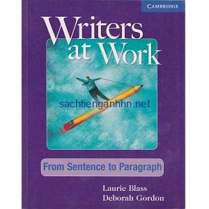 Writers at Work - From Sentence to Paragraph 17 Writers at Work - From Sentence to Paragraph