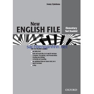 New English File Elementary Test Booklet 3 New English File Elementary Test Booklet