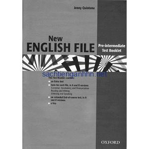 New English File Pre-Intermediate Test Booklet 8 New English File Pre-Intermediate Test Booklet
