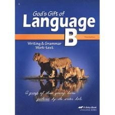God's Gift of Language B Writing & Grammar Work-text 3rd Edition Abeka Grade 5