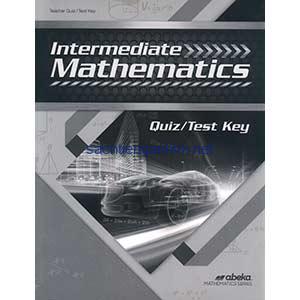 Intermediate Mathematics Quiz Tests Key Abeka Mathematics Series
