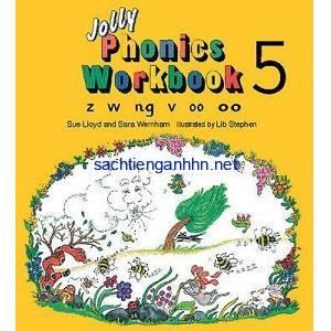 Jolly Phonics Workbook 5 z w ng v oo