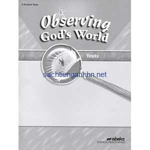 Observing God's World Tests Abeka