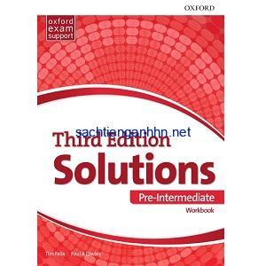 Solutions 3rd Edition Pre-Intermediate Workbook