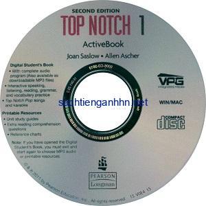 Top Notch 2nd Edition 1 Classroom Audio 12 Top Notch 2nd Edition 1 ActiveBook Audio CD