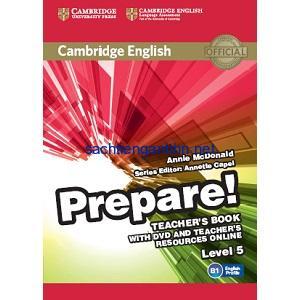 Prepare! 5 Teacher's Book pdf ebook class audio cd download online