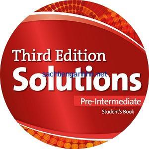 Solutions 3rd Edition Pre-Intermediate Class Audio CD