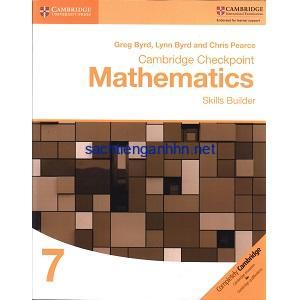 Cambridge Checkpoint Mathematics 7 Skills Builder Workbook 14 Cambridge Checkpoint Mathematics 7 Skills Builder Workbook