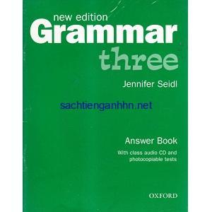 Grammar Three Answer Book New edition