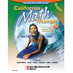 California Math Triumphs Ratios, Rates, and Percents, Volume 3A