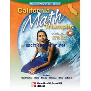 California Math Triumphs Ratios, Rates, and Percents, Volume 3B