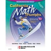 California Math Triumphs Functions and Equations, Volume 5A