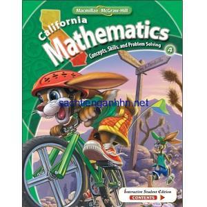 California Mathematics Concepts Skills and Problem Solving Grade 4