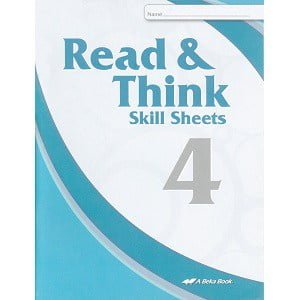 Read & Think Skill Sheets - Abeka Grade 4 12 Read & Think Skill Sheets - Abeka Grade 4