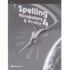 Spelling Vocabulary and Poetry 4 Tests - Abeka Grade 4 Fifth Edition