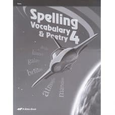 Spelling Vocabulary and Poetry 4 Tests - Abeka Grade 4 Fifth Edition Spelling Vocabulary and Poetry 4 Tests