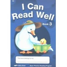 [E-book] I Can Read Well - Abeka K5 Book 1