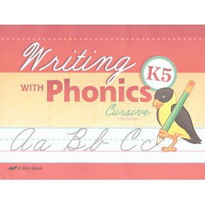  E book Writing with Phonics  Abeka  K5 pdf ebook online