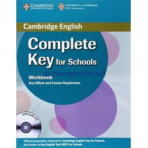 Cambridge English Complete Key for Schools Workbook without Answers