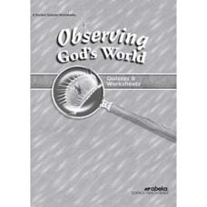 Observing God's World Quizzes & Worksheet Abeka Observing God's World Quizzes & Worksheet Abeka