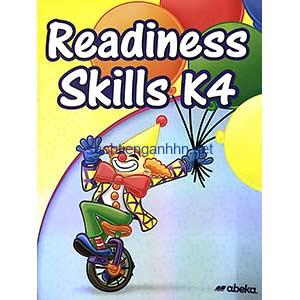 Readiness Skills K4 Abeka Book