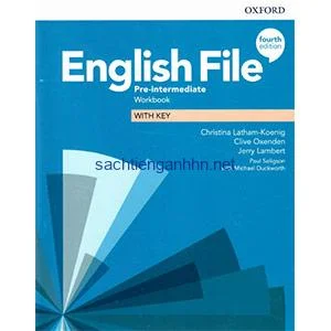 English File 4th Edition Pre-Intermediate Workbook with key