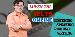 Luyện thi IELTS online listening speaking reading writing